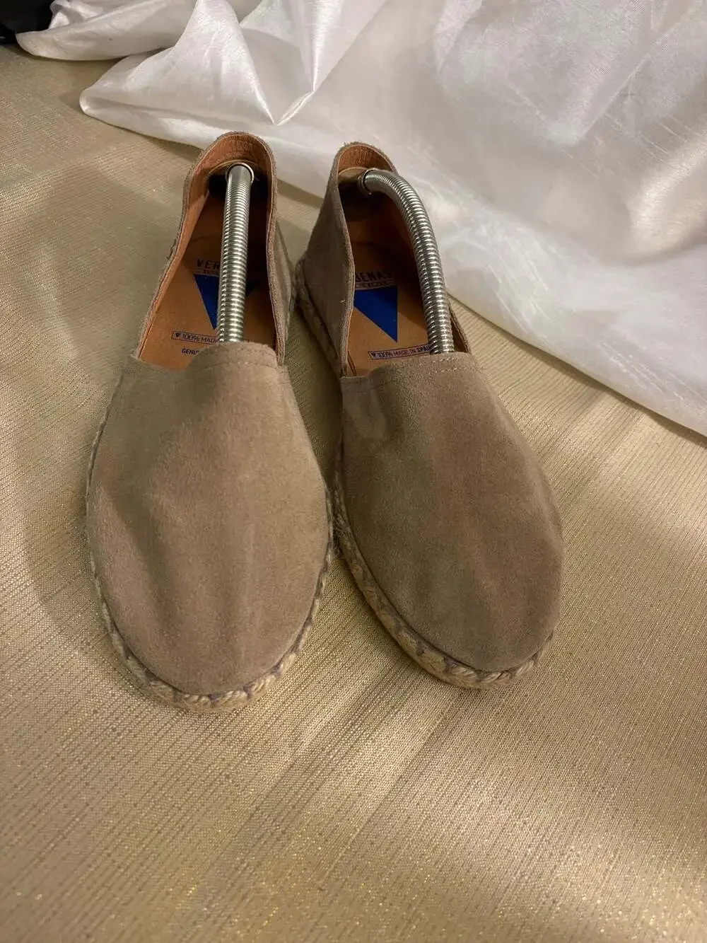 Verbenas Suede Leather Espadrilles